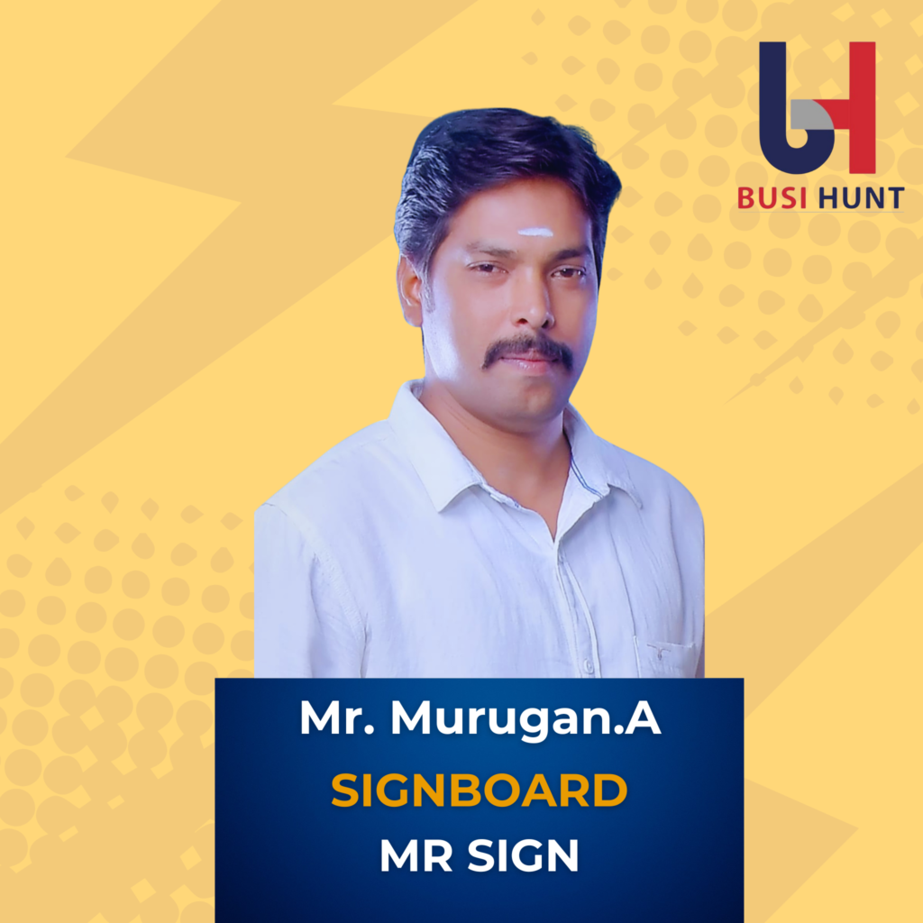 Mr. Murugan.A - MR Sign